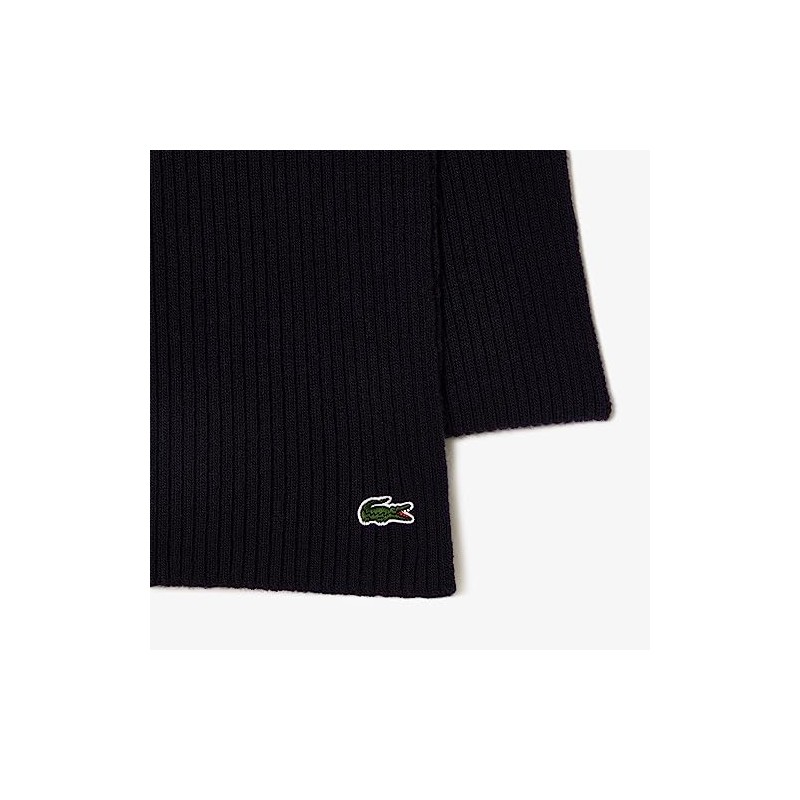 Lacoste Unisex Winter Scarf, navy