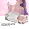 50ml Empty Glass Perfume Bottle, Refillable Atomizer Spray Bottle, Transparent