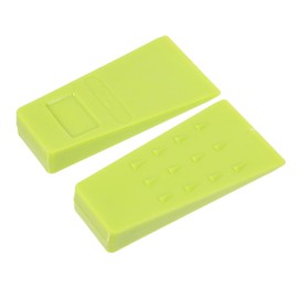 BESPORTBLE 2Pcs Tree Felling Wedges Durable Plastic Replacement Cutting Tools for Chainsaw Use Weather Resistant Stable for Controlling Tree Direction During Felling