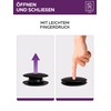 Black Sink Drain Fitting with Overflow - Pop Up Drain