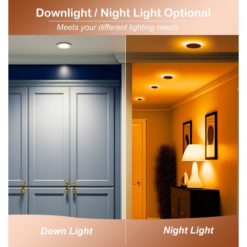 CLOUDY BAY [6 Pack] 3 Inch 5CCT LED Recessed Down