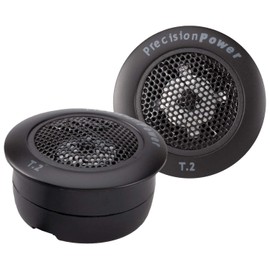 PRECISION POWER: Pro Audio T.2 Niobium Micro Dome 1 Inch Tweeters 100W 4-Ohm Car Audio/Car Speakers