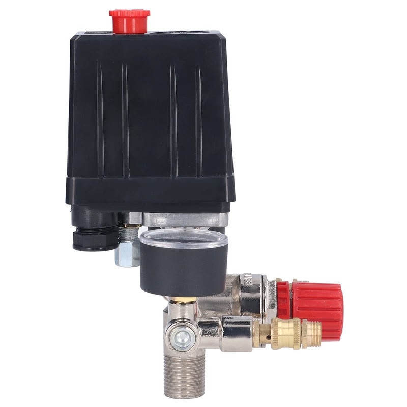 Air Compressor Pressure Regulator, Air Compressor Switch with 2 Valve