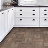 FloorPops FP3323 Knotting Hill Peel & Stick Floor Tiles, Brown