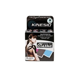 Kinesio Taping - Elastic Therapeutic Athletic Tape Tex Classic - Black – 2 in. x 13 ft