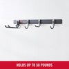 Rubbermaid FastTrack Garage Storage Utility Hooks 5 Piece Black All