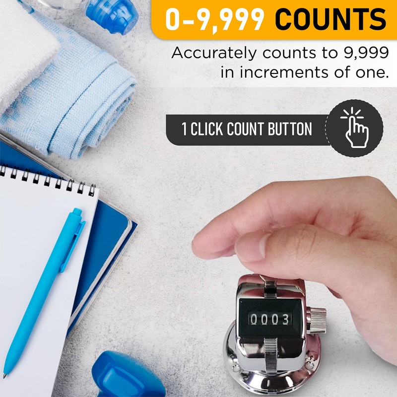 Digi 1st TC-08 Desk Tally Counter with Base, Digital Desktop