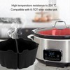 2Pcs Slow Cooker Liner 6‑7QT Silicone Cook Pot Divider Slow