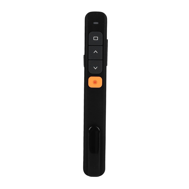 Laser Pointer Black USB Receiver Plug and Play Rechargeable Presentation