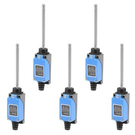 uxcell Flexible Coil Spring Rod Momentary Limit Switch ME-8167 1NC+1NO 5Pcs for CNC Mill 3D Printer Door Switch