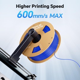 DEEPLEE Rapid PETG Filament 1.75mm, High Speed PETG 3D Printer Filament Up to 600 mm/s, Dimensional Accuracy +/- 0.02 mm, Fits for Most FDM 3D Printers, 3 Pack 1kg Yellow