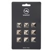 VAXPOT VA-2808 SLV Snowboard Deck Pad, Set of 9, Metal,