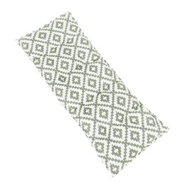 OHS 2 Seater Garden Bench Cushion Geometric Print Bench Seat Pad, Super Soft Comfortable Waterproof Outdoor Seat Cushions For Patio Furniture or Dining, Sage-110x40cm