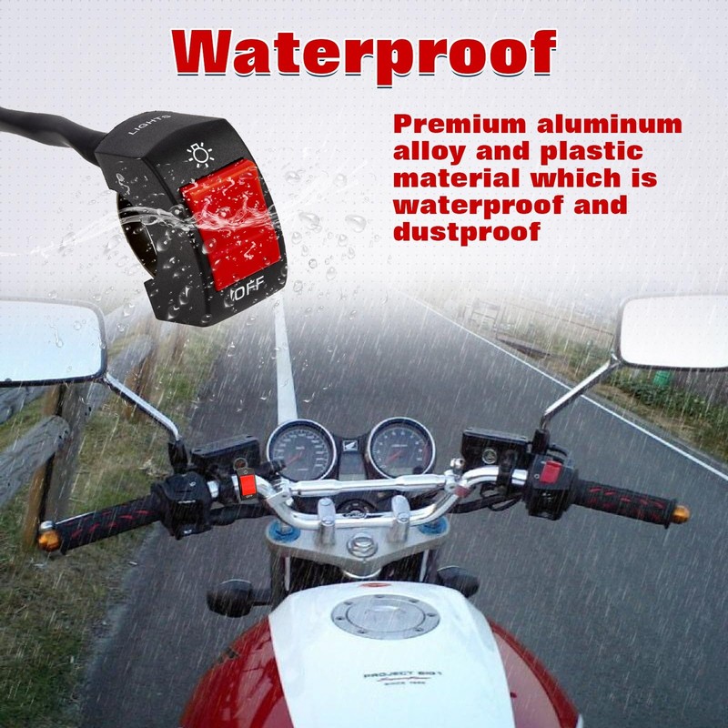 x xotic tech Motorcycle Handlebar Switch ATV Light Toggle Switch