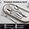 KINGSTONE 30 Pieces Silverware Set for 6, Premium Stainless Steel
