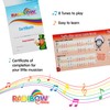 Rainbow Colours Harmonica for Kids - 4 Hole Sticker Kids