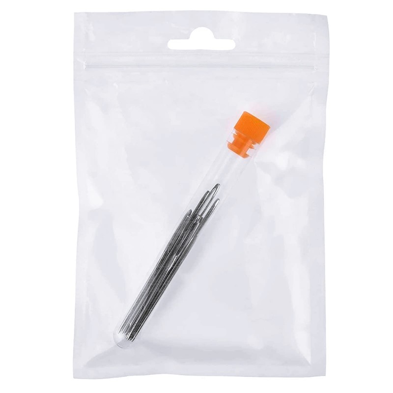 Outus 18 Pieces Large Eye Needles 3 Sizes Steel Yarn