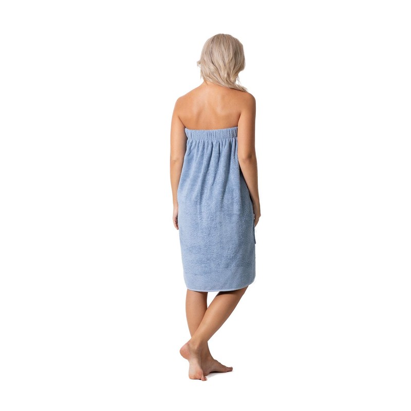 Women’s Terry Cloth Spa and Bath Towel Wrap with Adjustable