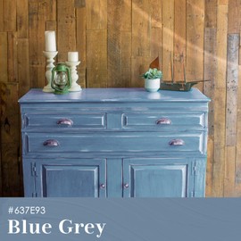 CIONIA Chalk Paint - Ultra Matte Chalk Paint for Furniture, Home Decor, Crafts,Cabinet Paint, Wood Paint - Eco-Friendly - All-in-One -(32 OZ,Blue Grey)