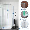 EAISMON Frameless Shower Door Seal Strip 4 Pack x 39