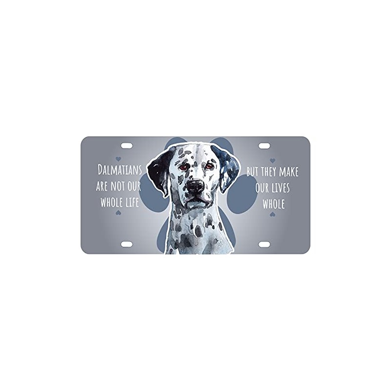 Dalmatian Watercolor Mini Metal License Plate 4.75 x 2.25 inch