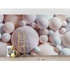 Myphotostation Abstract Removable Peel and Stick Wallpaper Abstract 3D Spheres