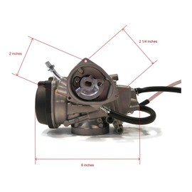Templehorse LTZ400 ATV Carburetor Carb Replacement Kit for Suzuki LTZ 400 2003-2007 Kawasaki KFX 400 2003-2006 Arctic Cat DVX400 2004-2007 Yamaha Raptor 350 2004-2013 Replace 13200-07G01
