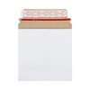 PSBM Rigid Mailers, 7x9 Inch, 100 Pack, Kraft White Cardboard