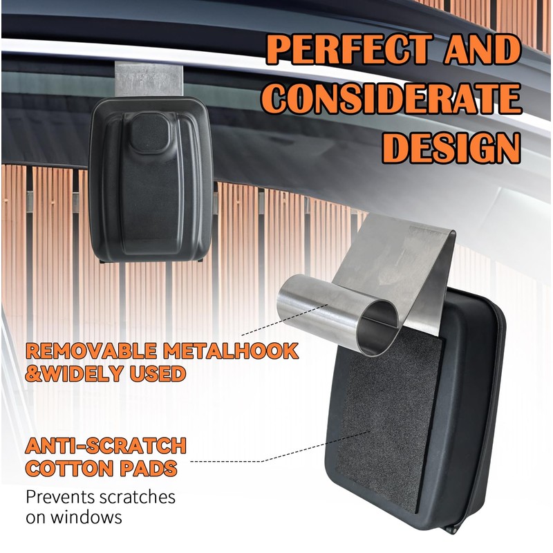 SUGOOE Car Lock Box, Car Window Punch Button Lock Box,