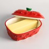 Bicuzat Ceramic Butter Dish with Lid Butter Keeper Butter Plate