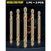 HSS Cobalt Drill Bit Double End 1/8 in. Stubby Body