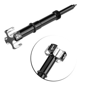 motorcycle air screw adjuster + Fydun Air Fuel Mixture Screw Set Motorcycle Carburetor Mixture Screw Adjuster for Keihin FCR FCR-MX Carburetor(Black)
