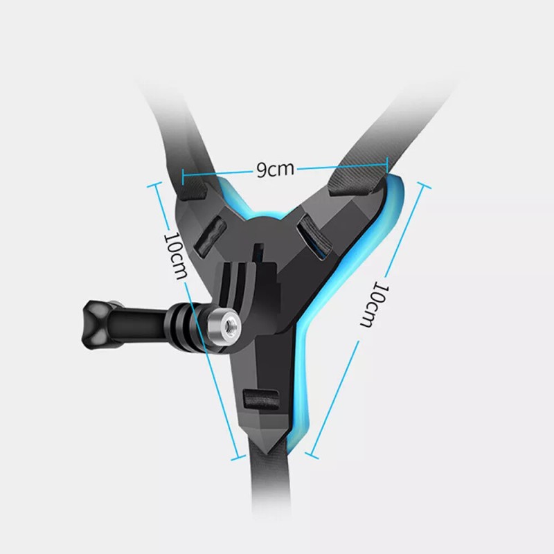custom-sign Full Face Helmet Chin Mount Motorcycle Strap for GoPro-Hero