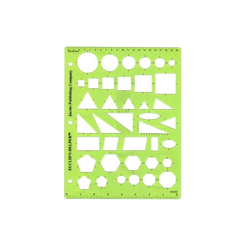 Euclid's Helper Geometric Drawing Template