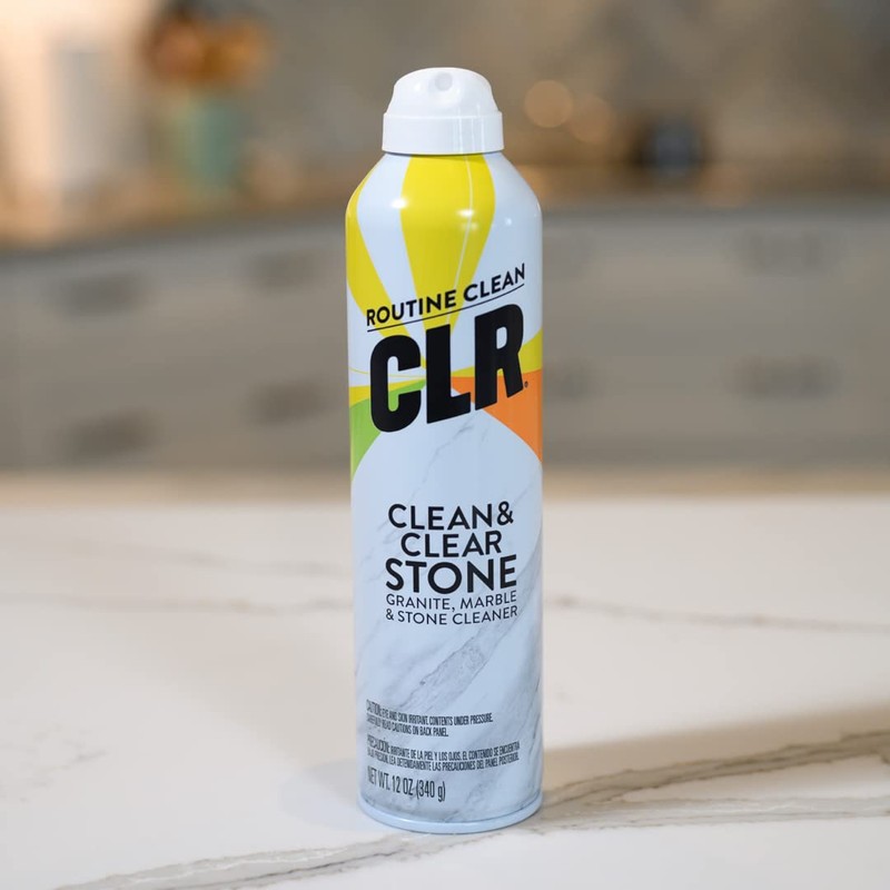 Clean & Clear Stone, Granite, Marble, and Stone Cleaner, 12
