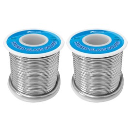 60/40 Solder for Stained Glass, 1/8 Inch Diameter, 2 Pounds, Tin Lead Stained Glass Supplies