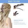 STAFANIE Sparkling crystal stone braided hair clips Braided hair clips