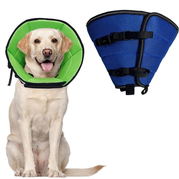 Norhogo Adjustable Soft Dog Cone Pet Recovery Collar, Soft Cones