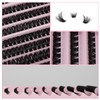DIY Lash Extension Kit，200pcs Lash Clusters Individual Lashes Eyelash Extension