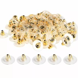 Unbranded 1000 pieces Earring Backs plastic back disk style Hypoallergenic MADE USA