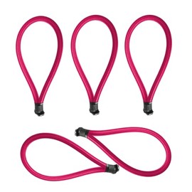 5 PackTrampoline Replacement Bungee Cords, 6 Inches Bungee Cords for Mini Trampoline(RED)