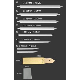 Tortillon and Blending Stumps Set for Primary Artist Sketch and Drawing Pack of 11