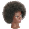RYHAIR Kinky Curly 100% Real Human Hair Mannequin Head for