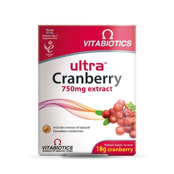 Vitabiotics Ultra Cranberry 750 mg Extract 30 Tablet