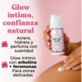 Crema Iluminadora Aclarante para Zonas Intimas con Feromonas 100mL  Yaakunaj Care Glow  Aclara, Hidrata y Suaviza Zonas Delicadas  Arbutina...        