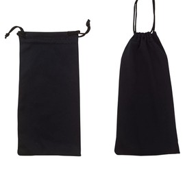 2 Drawstring Bags Anti-Scratch Pouch Bag Microfiber This Cleaning Cloth is perfect for wiping glasses, smartphones, watches