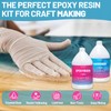 Deep Pour Epoxy Resin 96OZ for 2-4 Inch Pour Depths,
