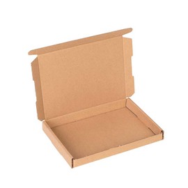 smiley pack 160 x 120 x 20mm Brown Large Mailing Postal Boxes for Lettering (100)