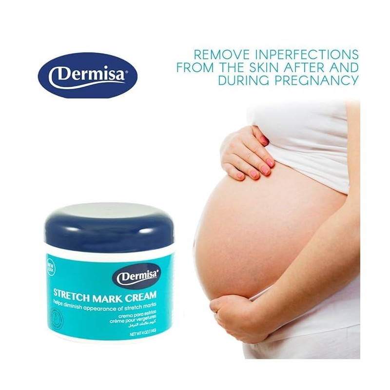 DERMISA CREMA ANTIESTRÍAS CON MANTECA DE CACAO, VITAMINA E, COLAGENO