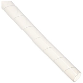 Sanwa Supply CA-SP12WN Cable Ties (Spiral, White) 6.6 ft (2 m) Roll, Inner Diameter 0.5 inches (12 mm)